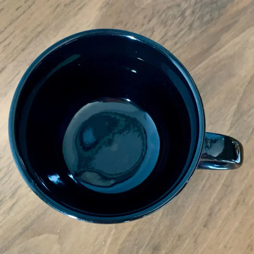 Pier 1 Mug Cappuccino Coffee Black 16oz Oversized Latte Soup Jumbo